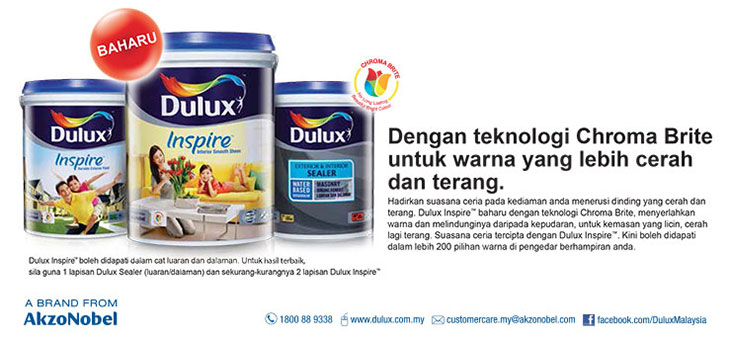 dulux inspire baharu