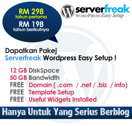 serverfreak wordpress easy setup