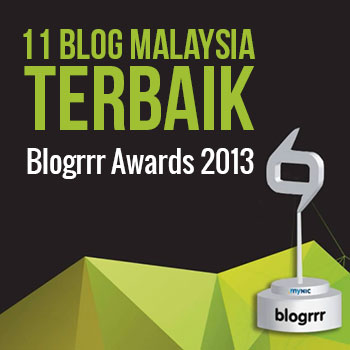 11 Blog Malaysia Terbaik Blogrrr Awards 2013