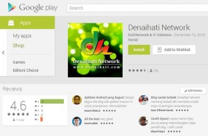 Aplikasi smartphone Android iOS Denaihati.com di Google Play