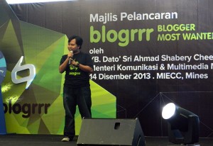 Ikhwan Nazri a.k.a Tekong di Blogrrr Awards