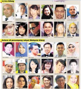 gambar mangsa kehilangan misteri MH370