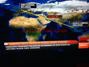 lokasi MH17 hilang