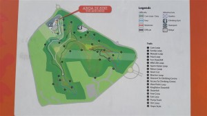 Peta Taman Cabaran Putrajaya