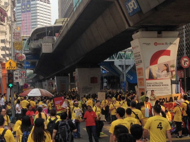 Bersih 4.0 di Masjid Jamek
