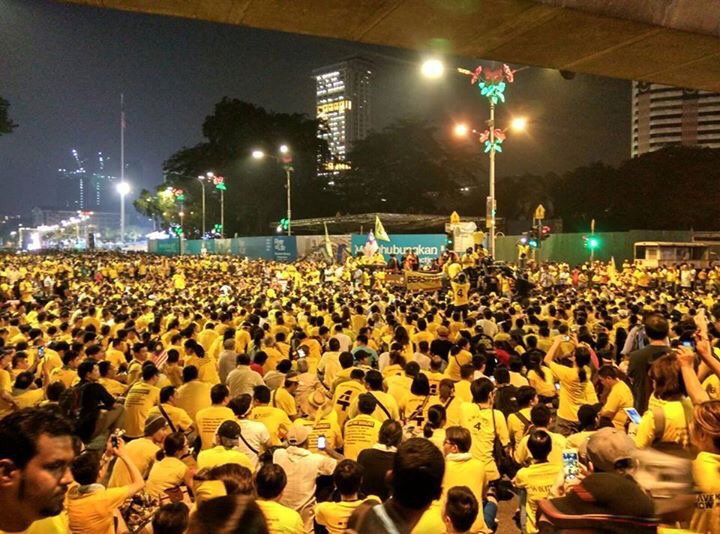 Bersih 4.0 bermalam di Dataran Merdeka