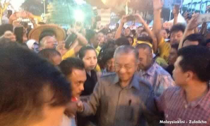 Tun Mahathir di Bersih 4.0