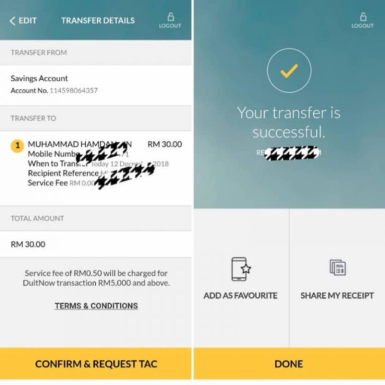 Duitnow Cara Baru Maybank Pindah Wang Denaihati