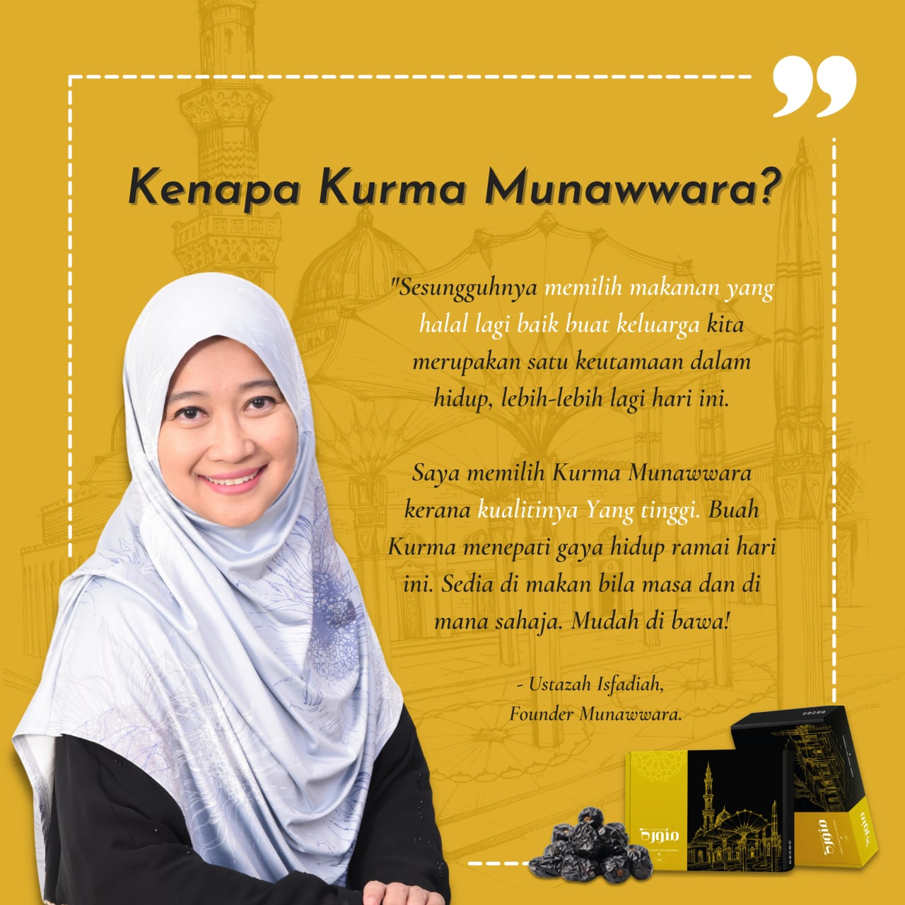 3 Fakta tentang Kurma Ajwa