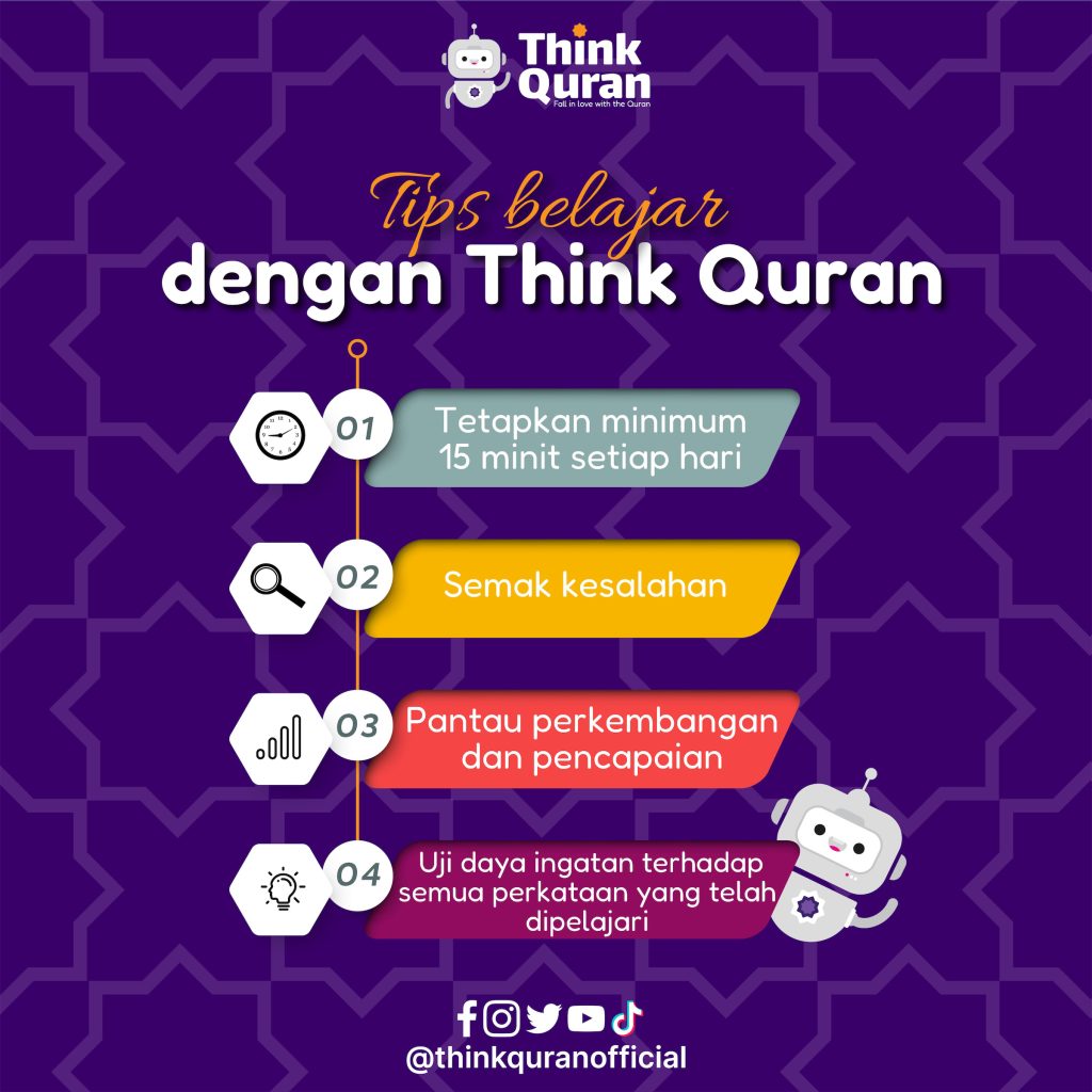 Think Quran menikmati dan melazati bacaan Quran 10
