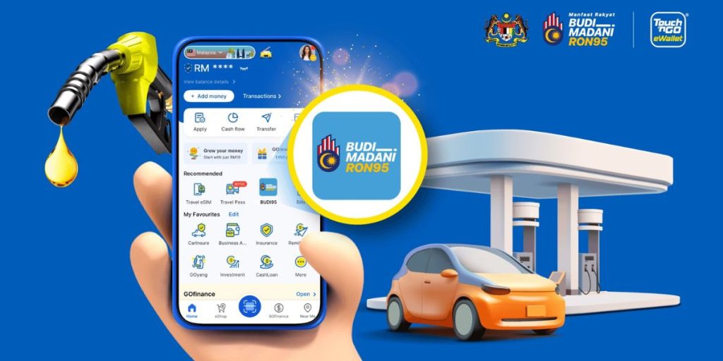 Mudah Nikmati BUDI MADANI RON95 dengan TNG eWallet