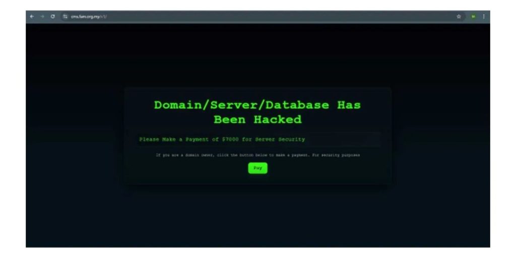 Serangan Siber Gegarkan Laman Web Rasmi FAM
