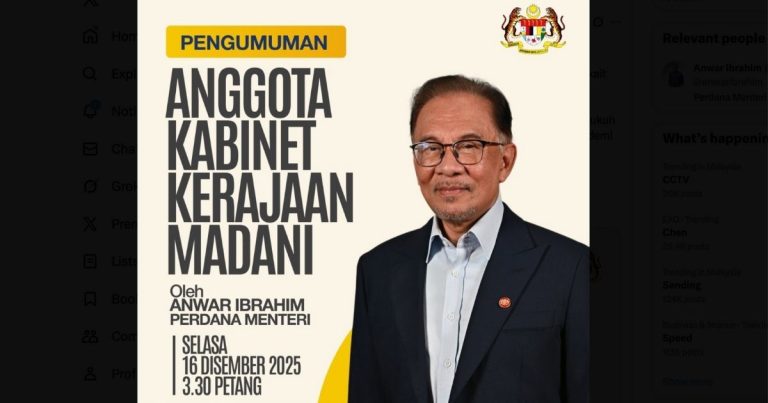 Barisan Kabinet Baharu Kerajaan Perpaduan Diumumkan | Denaihati