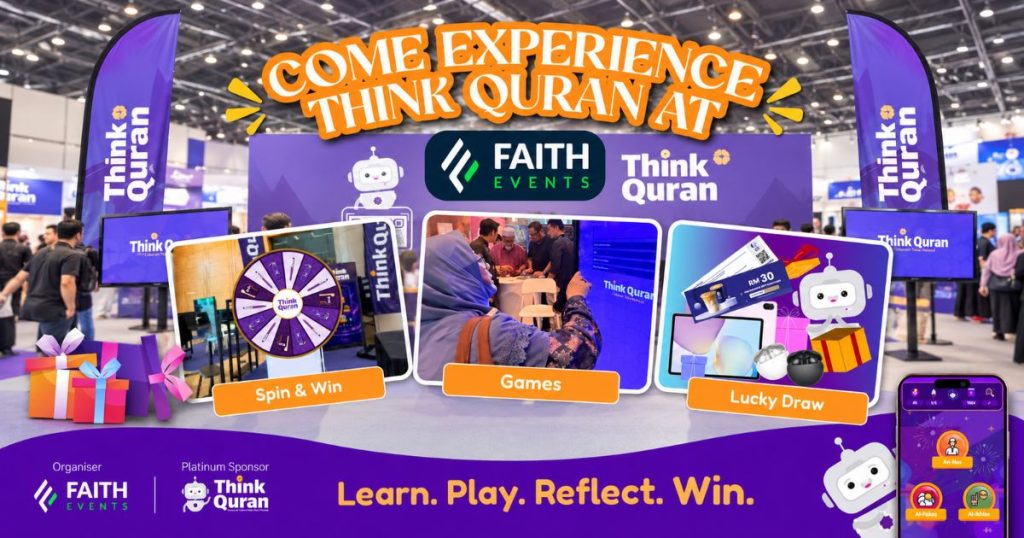 Booth Think Quran Mufti Menk Live Malaysia 2026, Jom Singgah